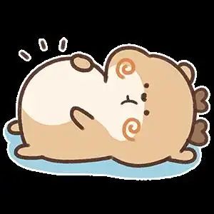 有没有摸大肚子的可爱表情