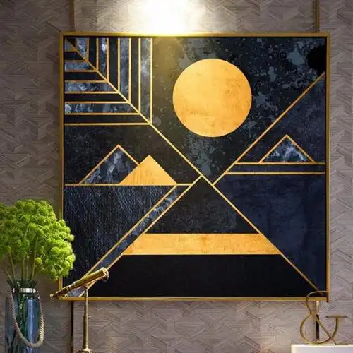 简约几何色块装饰画