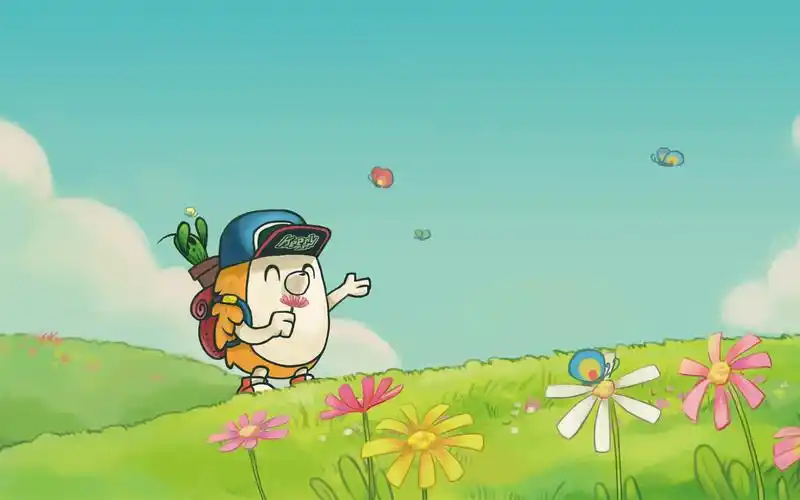 可爱keeny卡通桌面壁纸