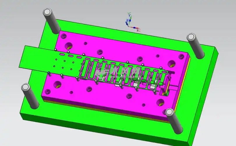 卷圆件冲压模具设计图纸