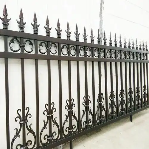 锌钢护栏铁艺围栏庭院栅栏别墅围墙护栏室外防护栏家用铁栏杆