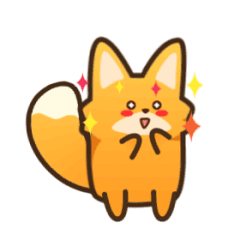 小狐狸乐园表情包设计