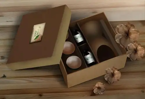 四款礼品盒包装展示样机