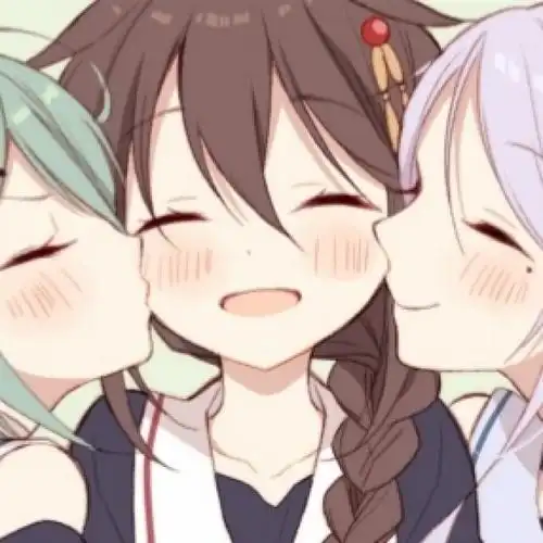 三人闺蜜头像一男两女可爱