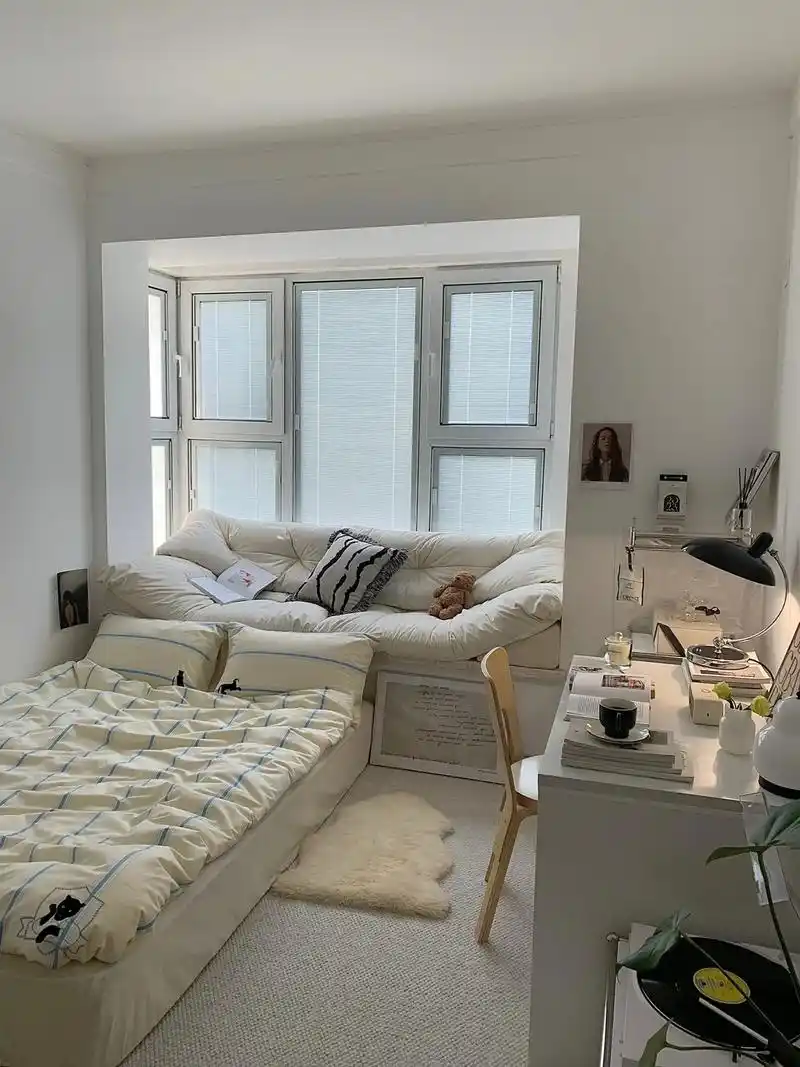 独居女生的理想卧室.收拾房间真的很解压～ #漂亮的房间 #r - 抖音