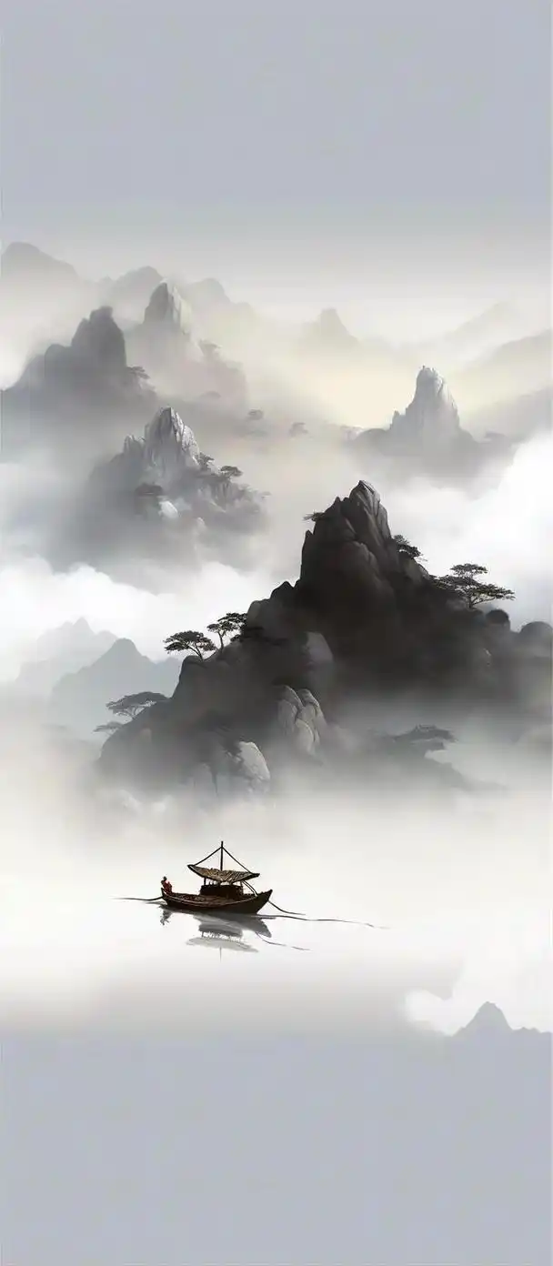 禅境意境壁纸|孤舟蓑笠翁,独钓寒江雪