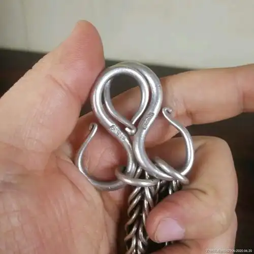 老银链子钝银项链银配饰品银锁链