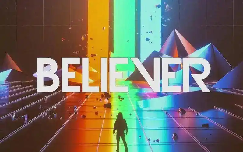 古筝曲谱|「believer」imagine dragons演唱 双手版 d调 简谱