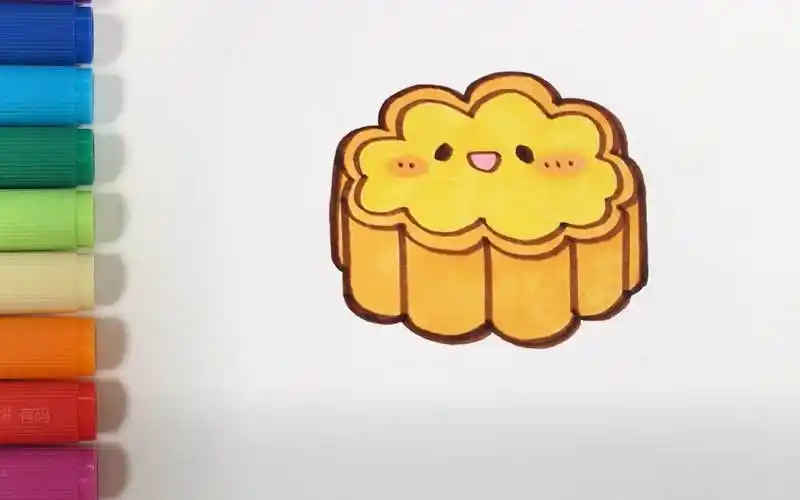 月饼的画法简单又漂亮 月饼的画法简单又漂亮一步一步