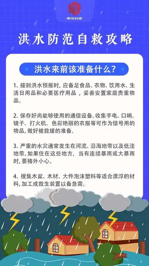 封面海报洪水防范自救攻略最新出炉建议收藏