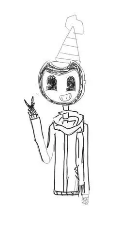 玩具熊的午夜后宫弗莱迪简笔画