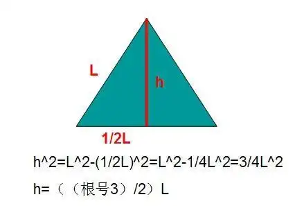 知道等边三角形的边长,怎样求它的高