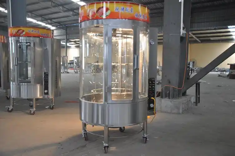 旋转气炭烤鸭炉