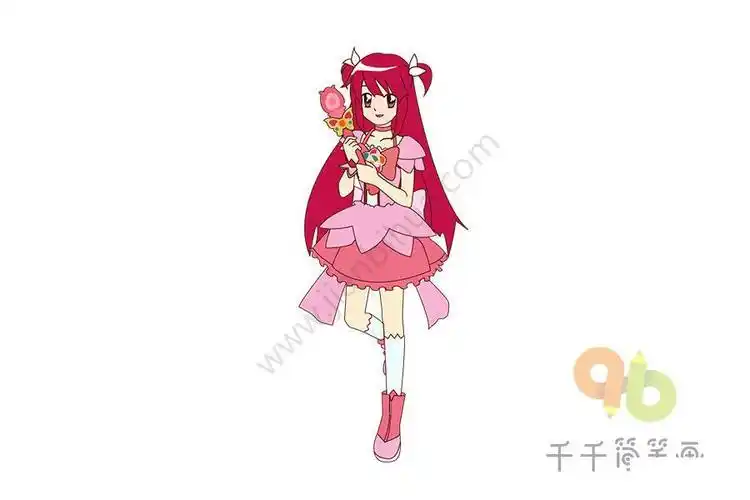 巴拉巴拉小魔仙 凌美雪简笔画