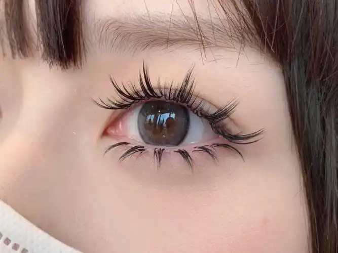 漫画款睫毛图片