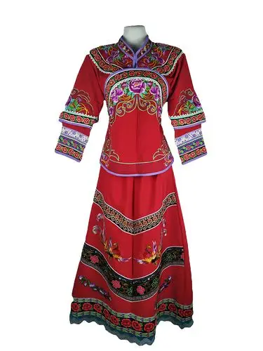 册亨俊艺少数少数民族民族风布依族女装长裙套装婚庆民族服装