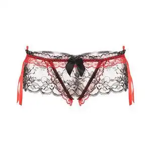女内裤蕾丝开档真人图片