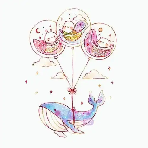 飞乐鸟分享##遇见艺术##插画##手账素材