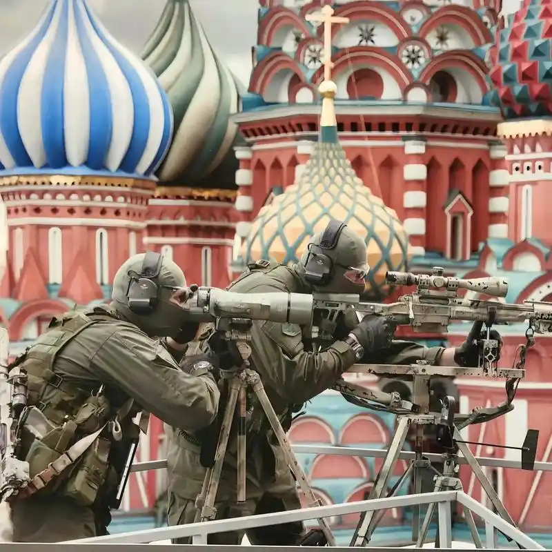 红场的安保人员有点帅啊#俄罗斯红场阅兵 - 抖音