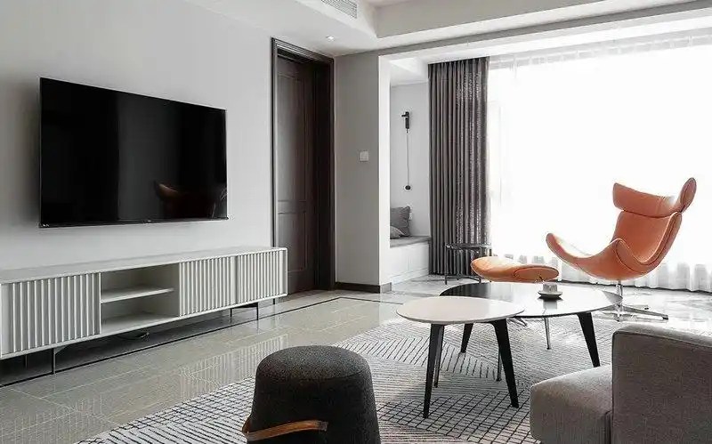 客厅只包风管机吊顶造型装修效果图