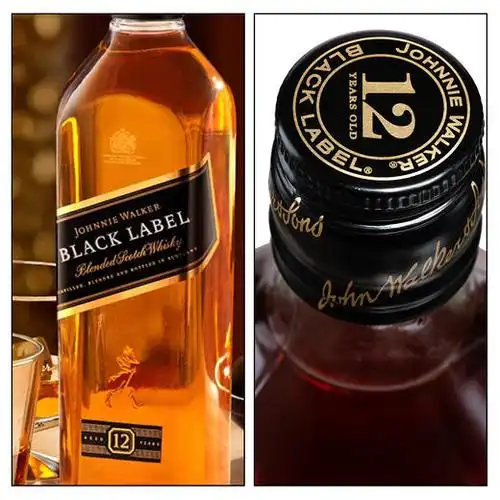 尊尼获加12年黑牌黑方700ml*6 调配型威士忌进口洋酒