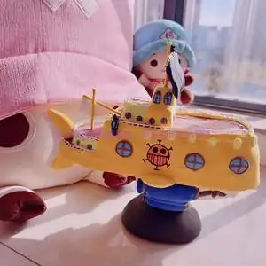 海贼王船潜水艇罗模型超轻黏土黏土手工手作场景摆件手办飞船