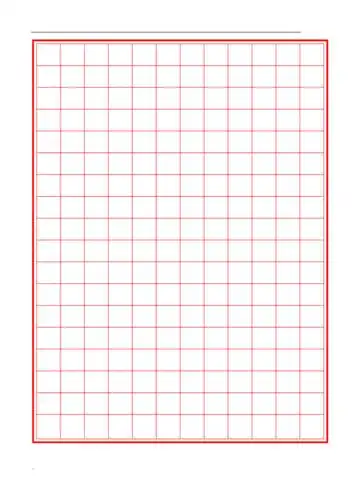 硬笔书法方格模板