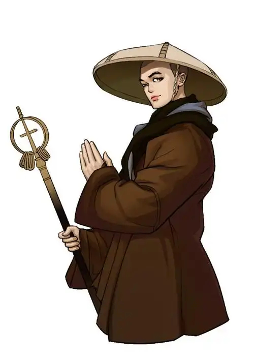 小和尚_梓林__插画师作品_涂鸦王国gracg.com