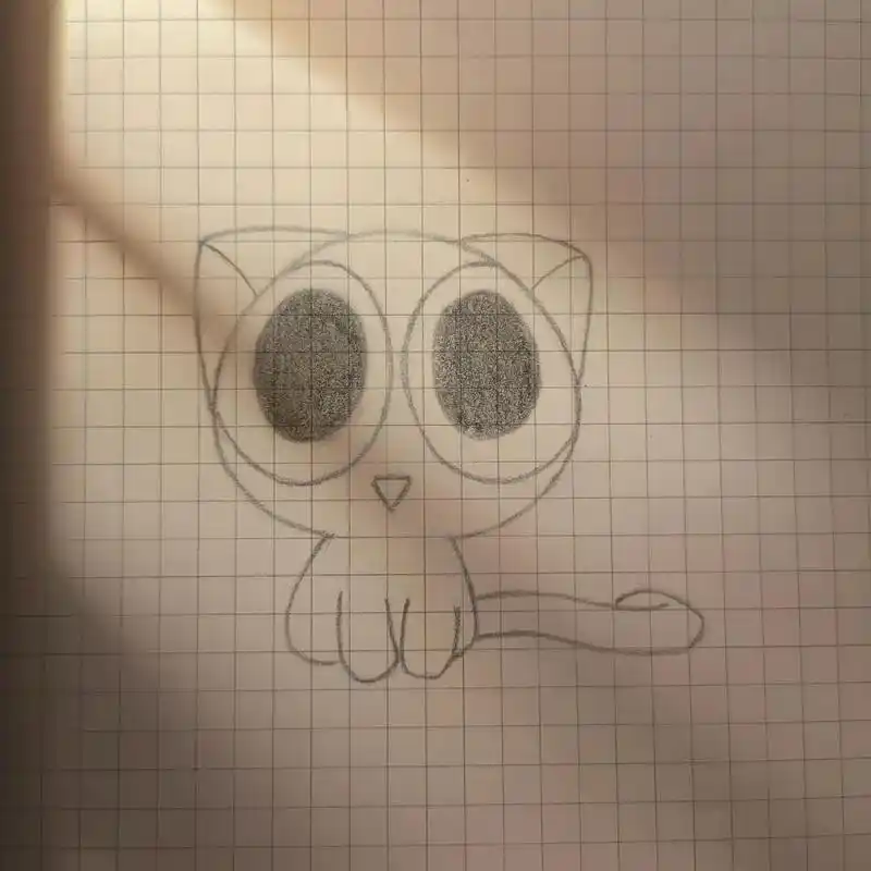 超简单的罗小黑来喽#画画 #罗小黑战记 #简笔画 #画画教程 - 抖音