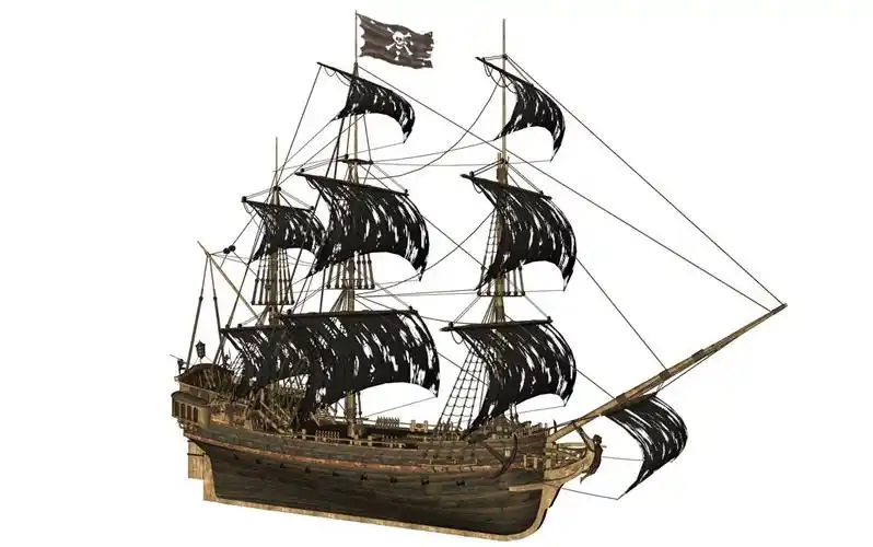 海盗船c4d模型 pirate ship-3d模型-c4d之家-我的设计网站,我的c4d之