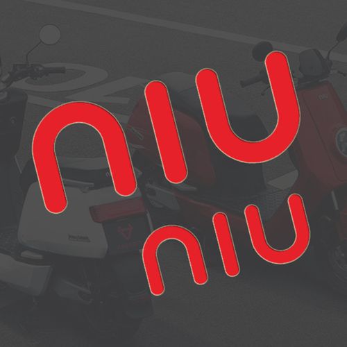 niu小牛电动车电瓶logo标志n1m1u1贴纸划痕贴车身装饰反光车贴