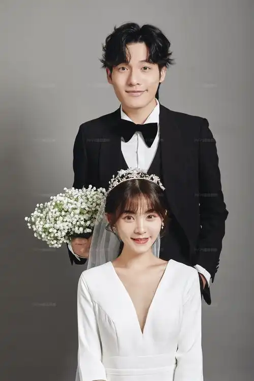 南宁婚纱照纯色内景系列【极简浪漫】