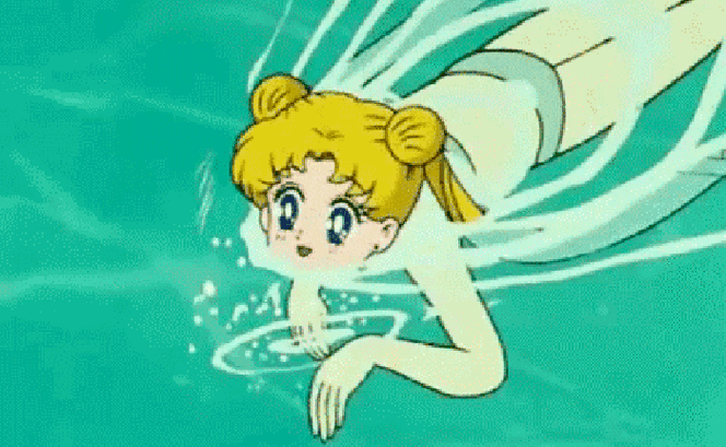 美少女战士gif游泳gif狗刨gif
