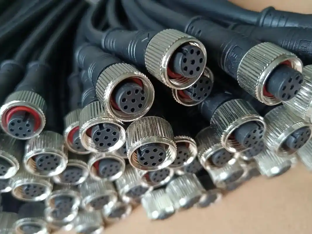 m12糸列8芯精密航空防水插头 - 抖音