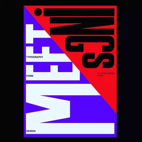 节奏感!18张my name is wendy studio的海报设计