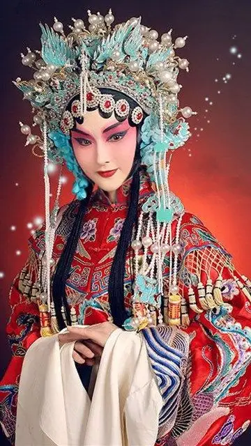 经典国粹京剧唯美妆容 唯美京剧人物图片