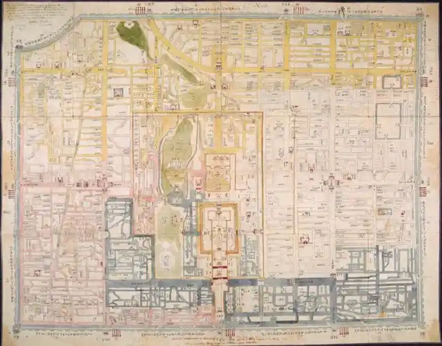 1747年清乾隆12年北京内城地图