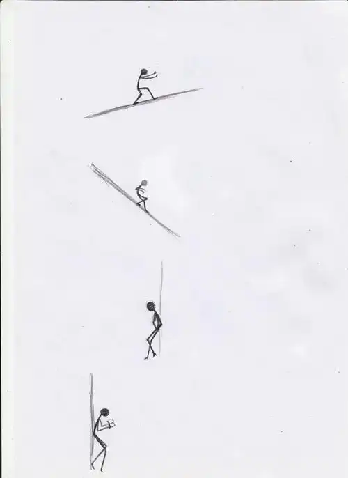 帮忙画几个火柴人,,,学美术的来啊.