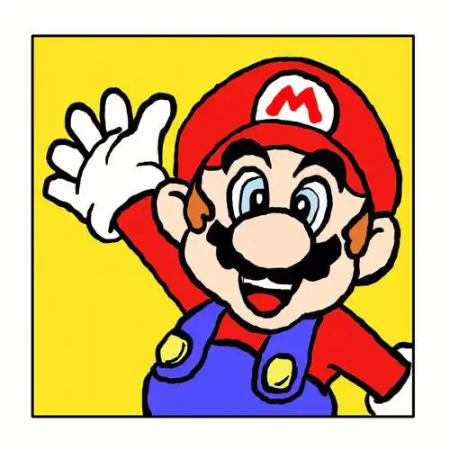 马里奥简笔画