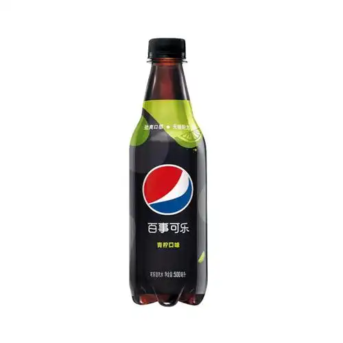 百事可乐无糖pepsi碳酸饮料青柠口味500ml单瓶碳酸饮料
