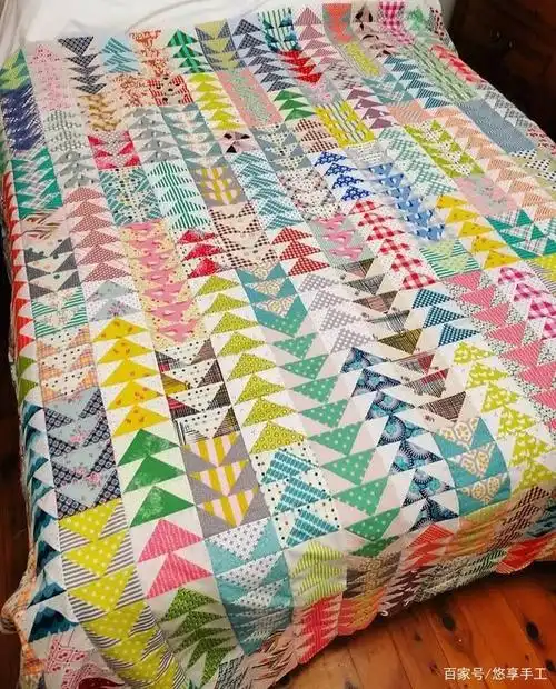 拼布图谱一年之旅(7)——flying geese