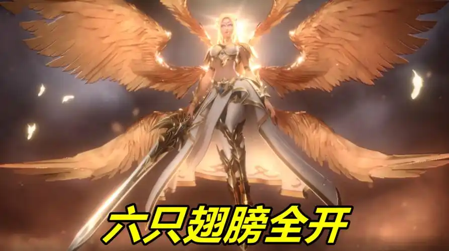 斗罗:四翼天使蜕变六翼天使,千仞雪成神形象曝光,天使之神好美-国漫岛