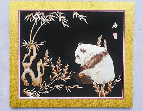 蓬溪村民变废为宝 麦秆画开出"致富花"