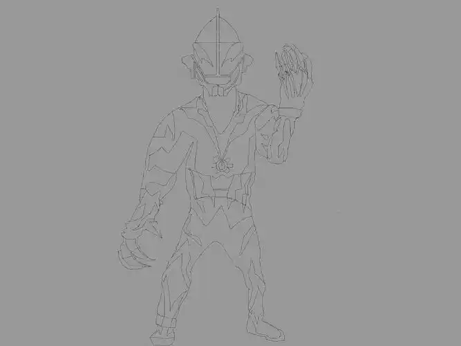 贝利亚低配版线稿|插画|儿童插画|糖果地狱_临摹作品-站酷zcool