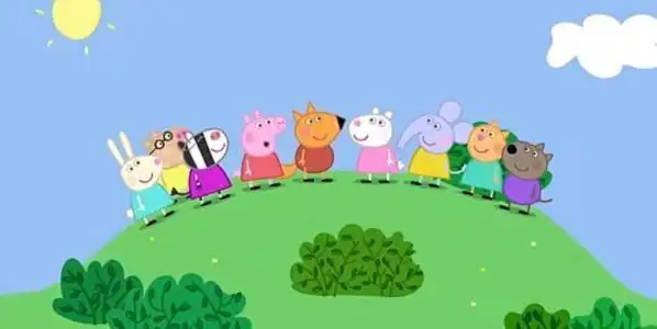 简笔画小猪佩奇里的好朋友