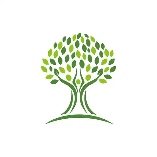 绿色环保公益logo设计-绿色树矢量logo图标素材下载