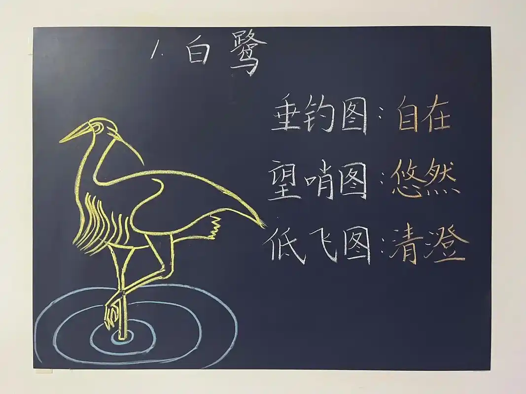 《白鹭》板书设计77试讲逐字稿.需要逐字稿全文,禾么666,我 - 抖音