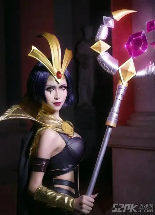 lol高还原度妖姬cos 黑玫瑰将会妖艳绽放_lol联盟美女_52pk英雄联盟