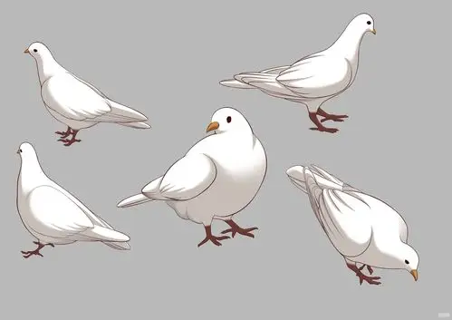 鸽子-颜色 - 优动漫-动漫创作支援平台 | 优动漫paint绘画软件