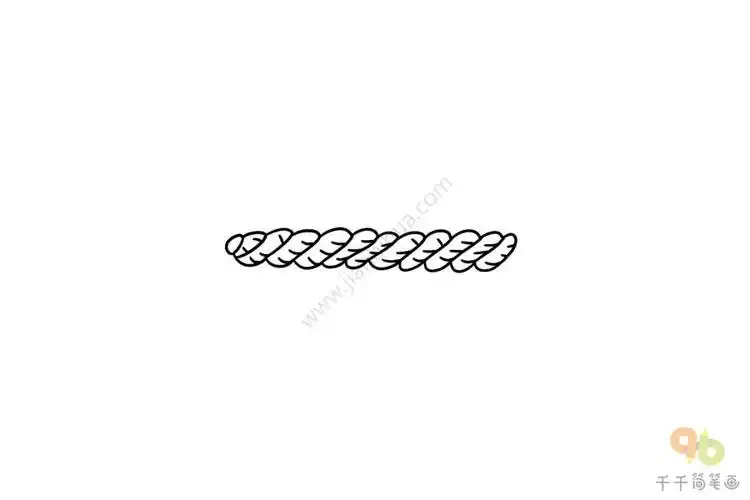 教你画小麻花简笔画画法